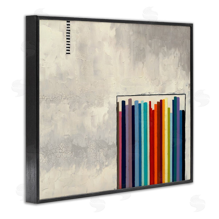 Laura Van Horne | Rainbow Shapes over Grey