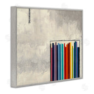 Laura Van Horne | Rainbow Shapes over Grey