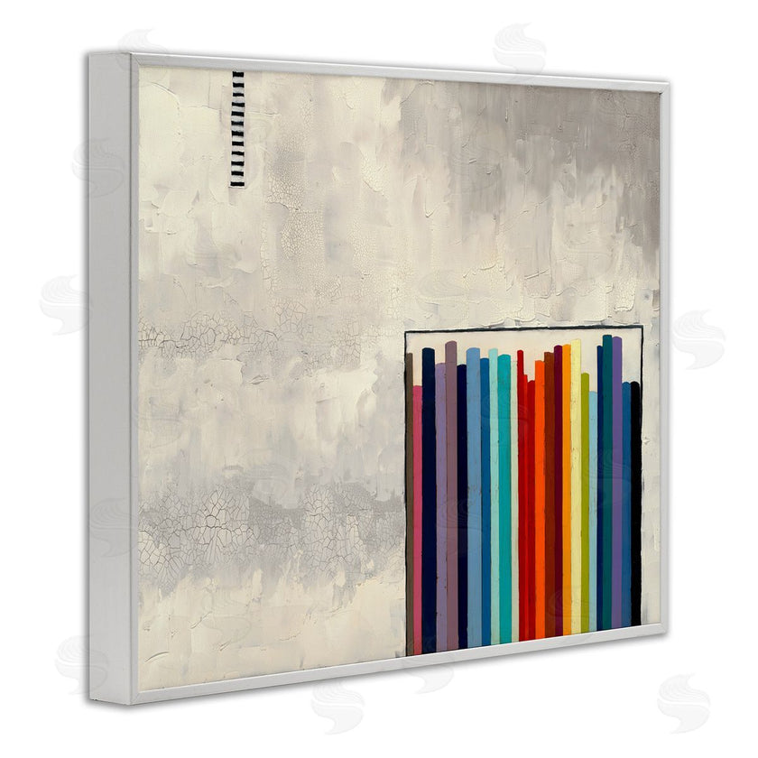 Laura Van Horne | Rainbow Shapes over Grey