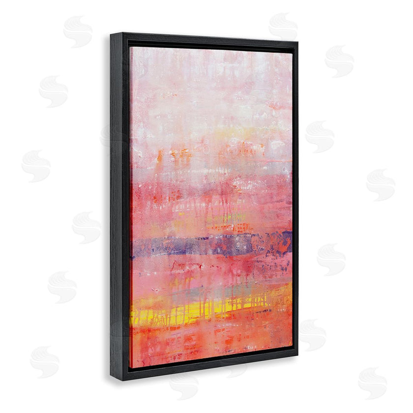 Hilary Winfield | Modern Paint Drip on Pink