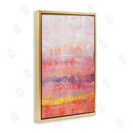 Hilary Winfield | Modern Paint Drip on Pink