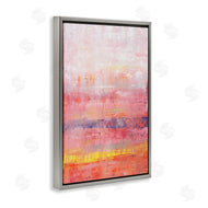 Hilary Winfield | Modern Paint Drip on Pink