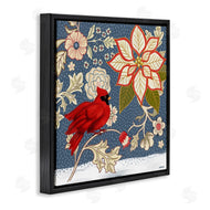 Levison Design | Winter Cardinal with Flowers