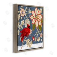 Levison Design | Winter Cardinal with Flowers