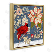 Levison Design | Winter Cardinal with Flowers