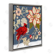 Levison Design | Winter Cardinal with Flowers