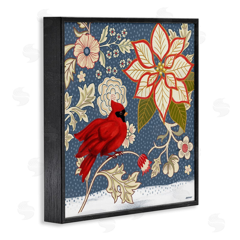 Levison Design | Winter Cardinal with Flowers