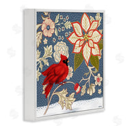 Levison Design | Winter Cardinal with Flowers