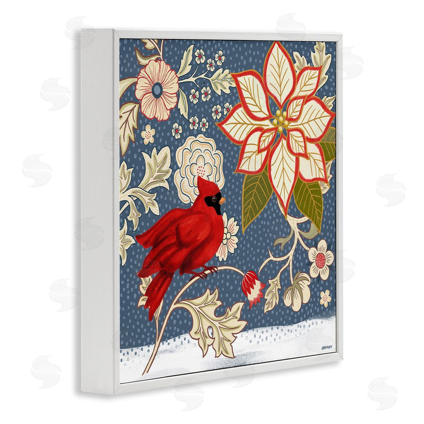 Levison Design | Winter Cardinal with Flowers