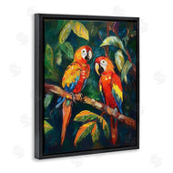 Ramona Murdock | Parrot Pair on Branch