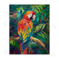 Ramona Murdock | Jungle Macaw on Branch