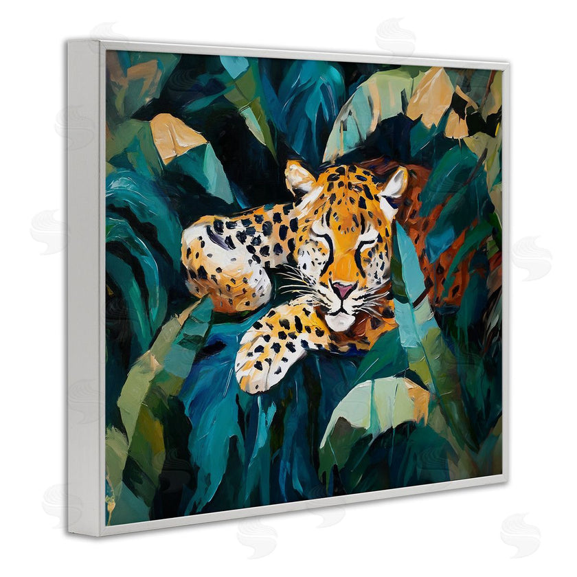 Ramona Murdock | Leopard Sleeping in Leaves