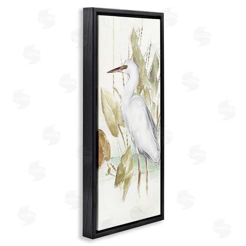 Lanie Loreth | Egret in Lake Drawing