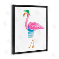 Julie DeRice | Flamingo with Beach Tote
