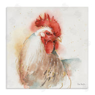 Lisa Audit | Hen with Watercolor Splash