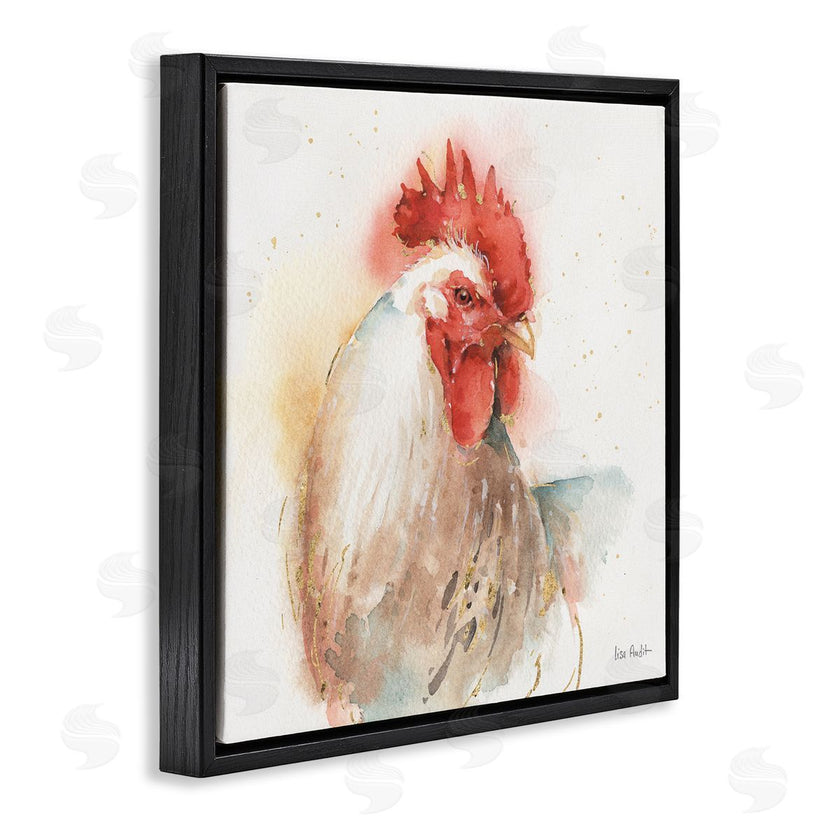 Lisa Audit | Hen with Watercolor Splash