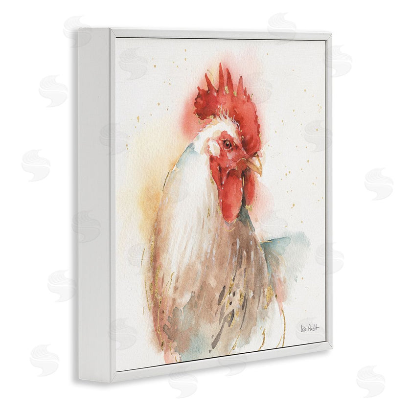 Lisa Audit | Hen with Watercolor Splash