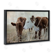 Carol Robinson | Baby Calf Pair in Grass
