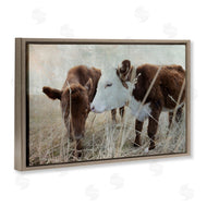 Carol Robinson | Baby Calf Pair in Grass
