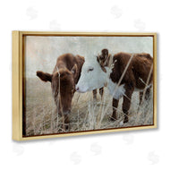 Carol Robinson | Baby Calf Pair in Grass
