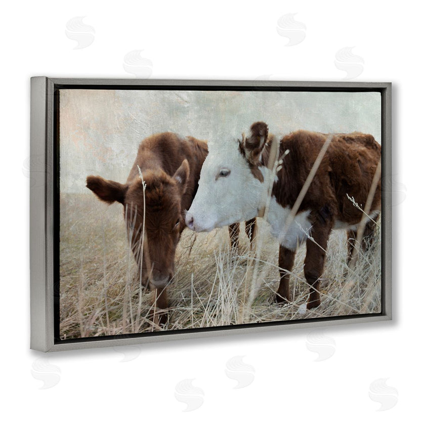 Carol Robinson | Baby Calf Pair in Grass