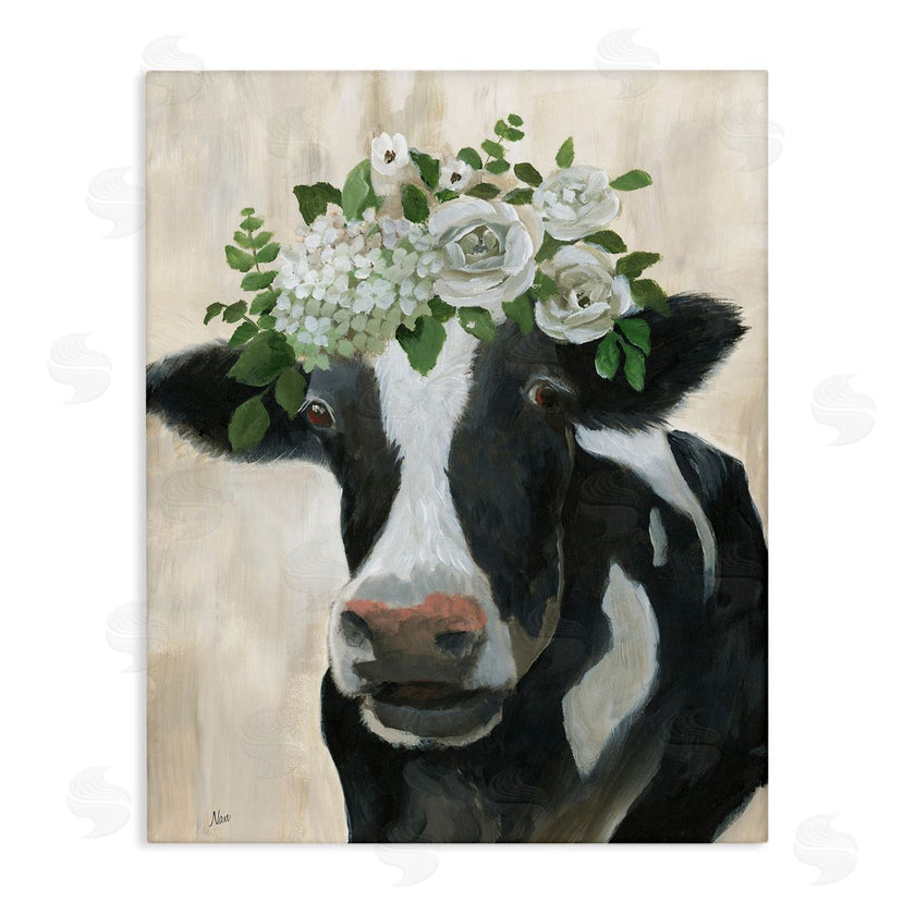 Nan | Floral Crown Cow