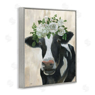 Nan | Floral Crown Cow