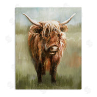 Nan | Highland Cattle Painting