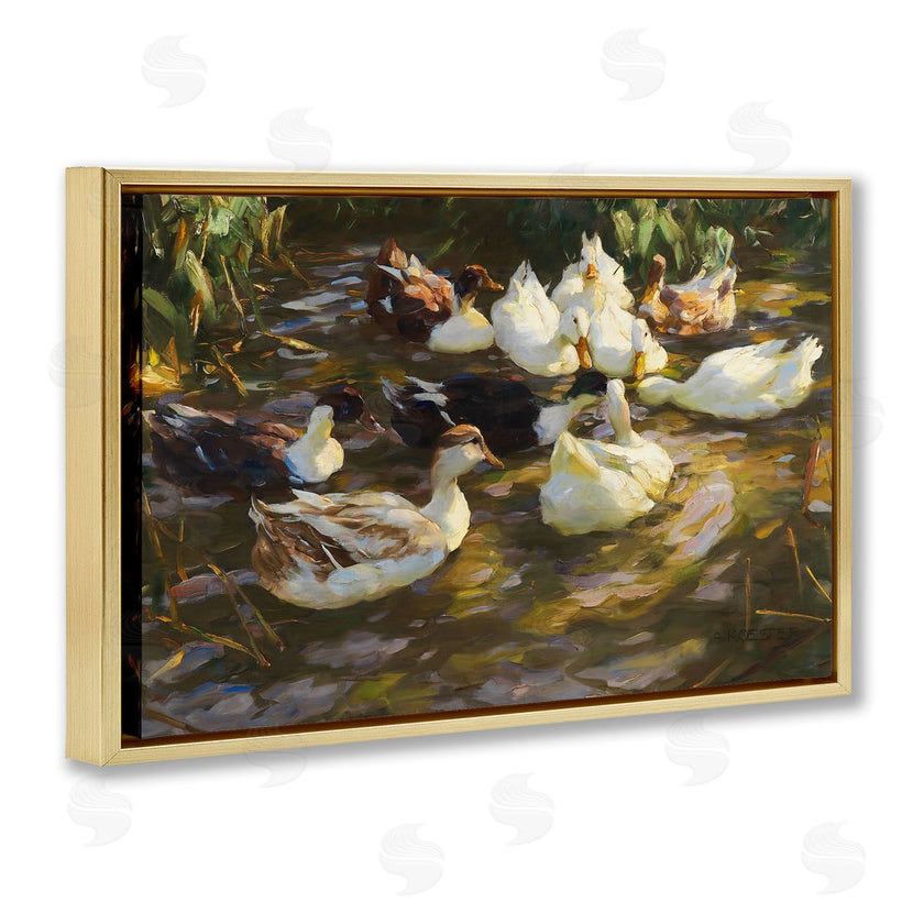 CAD Designs | Ducks in Flowing River