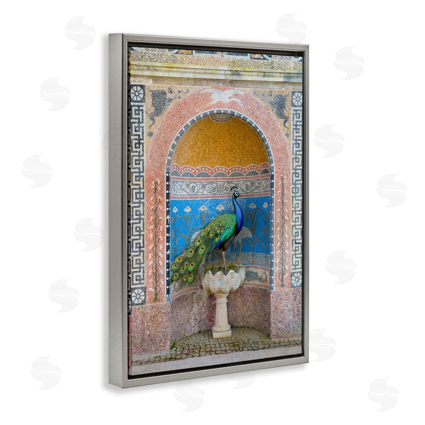 Danita Delimont | Peacock with Traditional Architecture