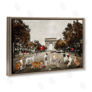 CAD Designs | Dogs Playing Among Architecture