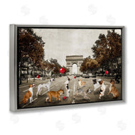 CAD Designs | Dogs Playing Among Architecture