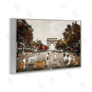 CAD Designs | Dogs Playing Among Architecture