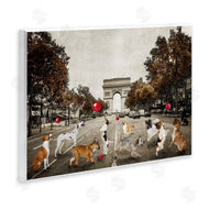 CAD Designs | Dogs Playing Among Architecture