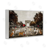 CAD Designs | Dogs Playing Among Architecture