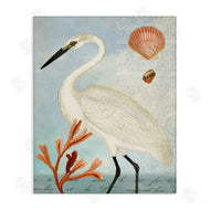 Susan Arnot | Traditional Egret Aquatic Motif