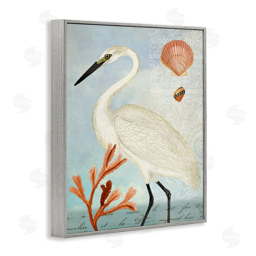 Susan Arnot | Traditional Egret Aquatic Motif