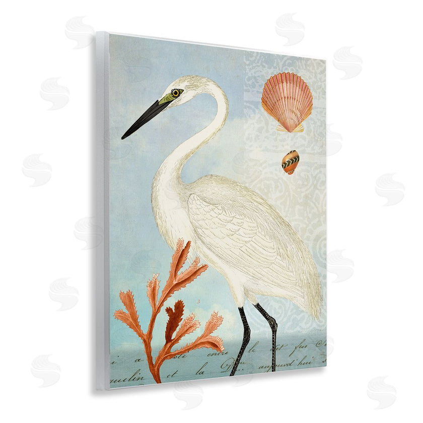 Susan Arnot | Traditional Egret Aquatic Motif