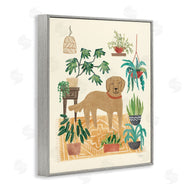 Mary Urban | Labrador with House Plants