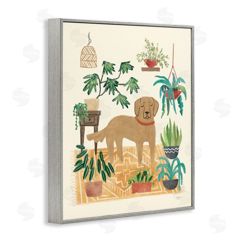 Mary Urban | Labrador with House Plants