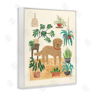 Mary Urban | Labrador with House Plants