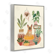 Mary Urban | Urban Dog with Plants