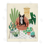 Mary Urban | French Bulldog and Plants