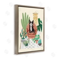 Mary Urban | French Bulldog and Plants