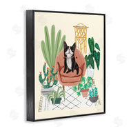 Mary Urban | French Bulldog and Plants
