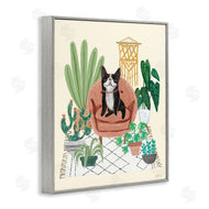 Mary Urban | French Bulldog and Plants