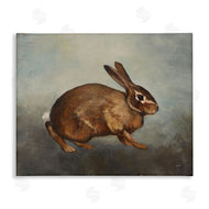 Julia Purinton | Brown Rabbit on Grey