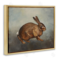 Julia Purinton | Brown Rabbit on Grey