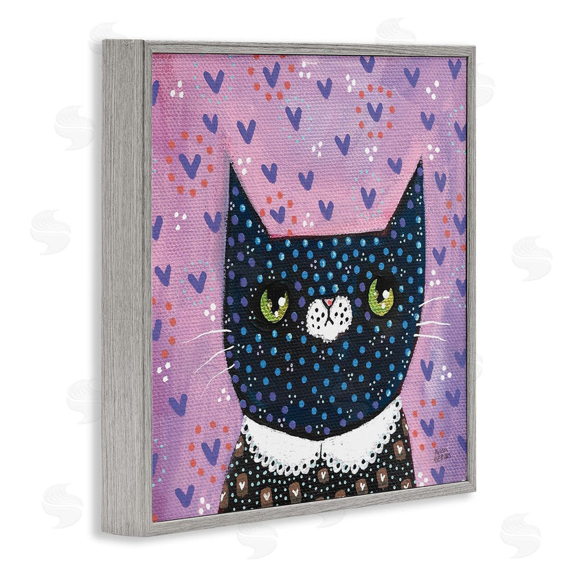 Melissa Averinos | Whimsical Patterned Cat