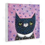 Melissa Averinos | Whimsical Patterned Cat